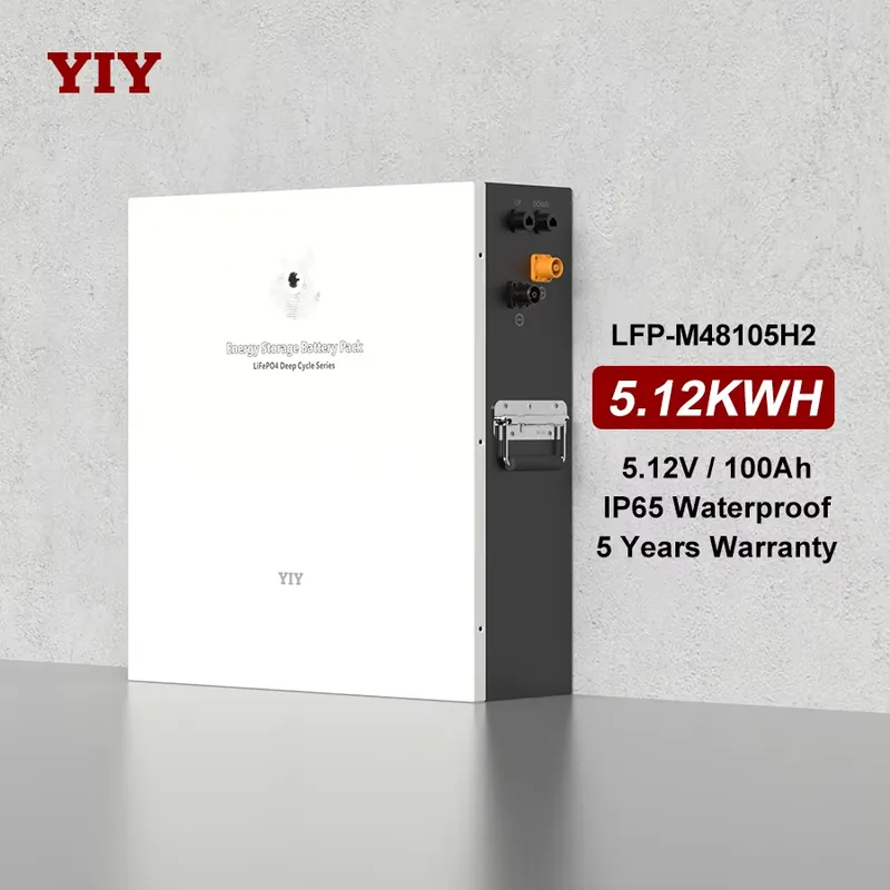 Lithium Battery 100Ah - 51.2V 100Ah 5.12Kwh Solar Battery Power