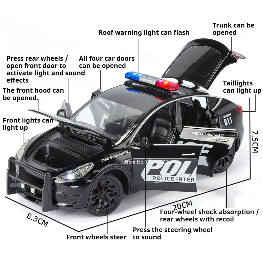 1:24 Scale Model Y Car Models  - Renewable Energy Kids review and price