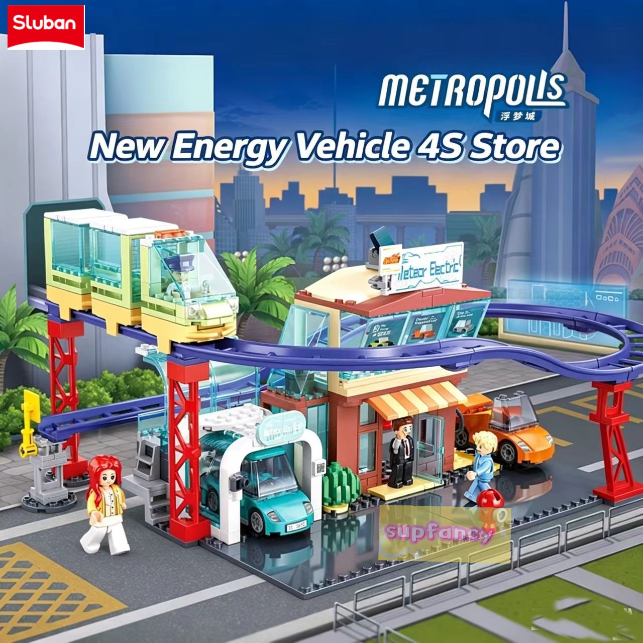 Sluban 379PCS City Street View - Renewable Energy Kids review and price